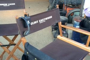 Directors chair on set of American Sniper movie